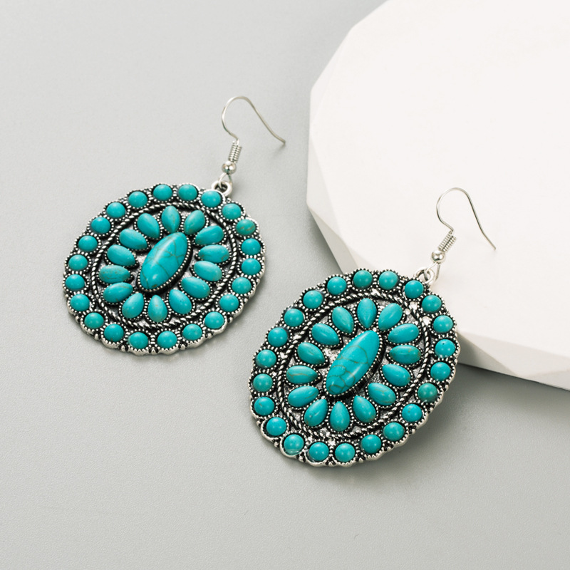 Fashion Jewelry Turquoise Earrings For Women YWHME-440 