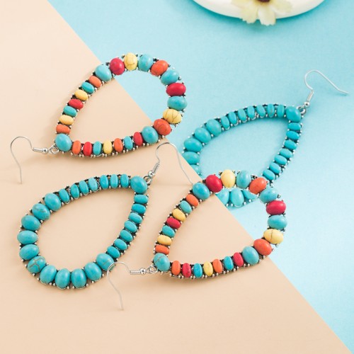 Fashion Jewelry Turquoise Earrings For Women YWHME-446