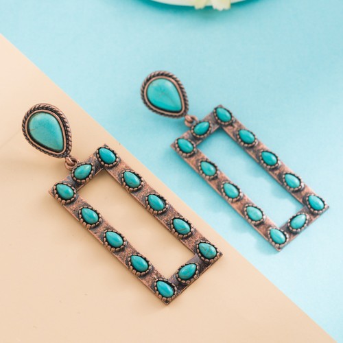 Fashion Jewelry Turquoise Earrings For Women YWHME-447