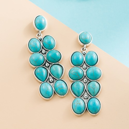 Fashion Jewelry Turquoise Earrings For Women YWHME-448