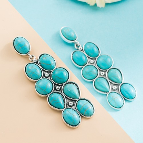 Fashion Jewelry Turquoise Earrings For Women YWHME-448