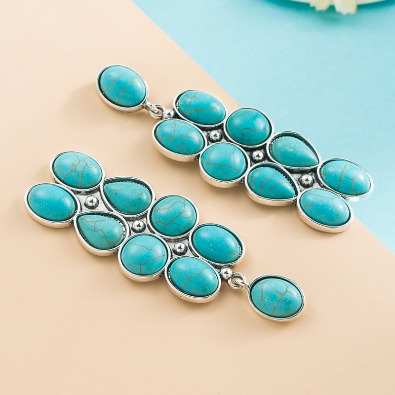 Fashion Jewelry Turquoise Earrings For Women YWHME-448 