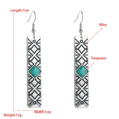 Fashion Jewelry Turquoise Earrings For Women YWHME-450