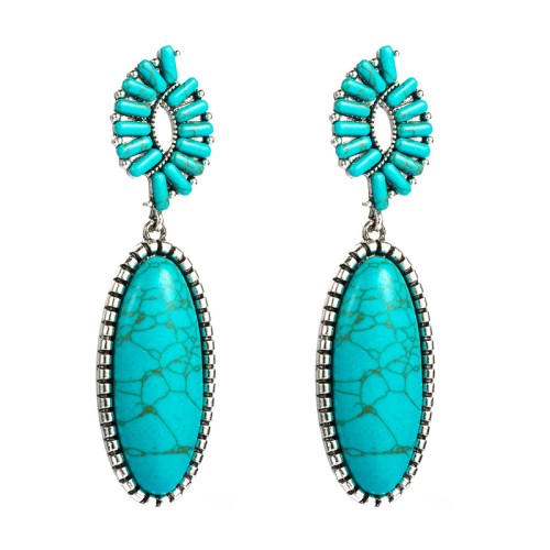 Fashion Jewelry Turquoise Earrings For Women YWHME-452