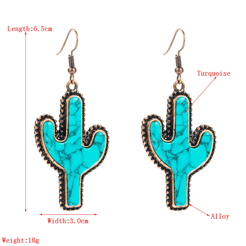 Fashion Jewelry Turquoise Earrings For Women YWHME-453 