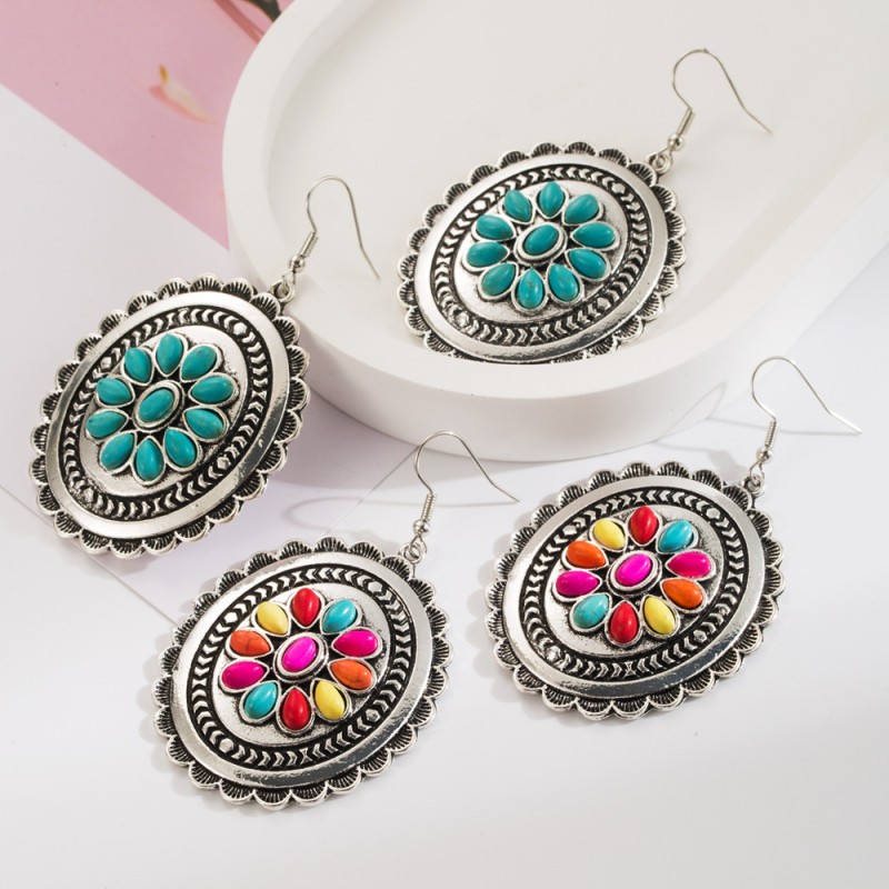 Fashion Jewelry Turquoise Earrings For Women YWHME-455