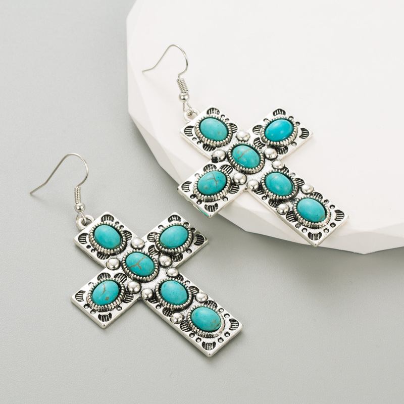 Fashion Jewelry Turquoise Earrings For Women YWHME-456 