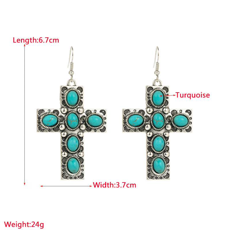 Fashion Jewelry Turquoise Earrings For Women YWHME-456 