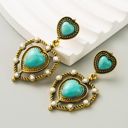 Fashion Jewelry Turquoise Earrings For Women YWHME-457