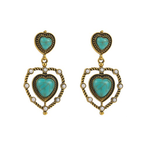 Fashion Jewelry Turquoise Earrings For Women YWHME-457