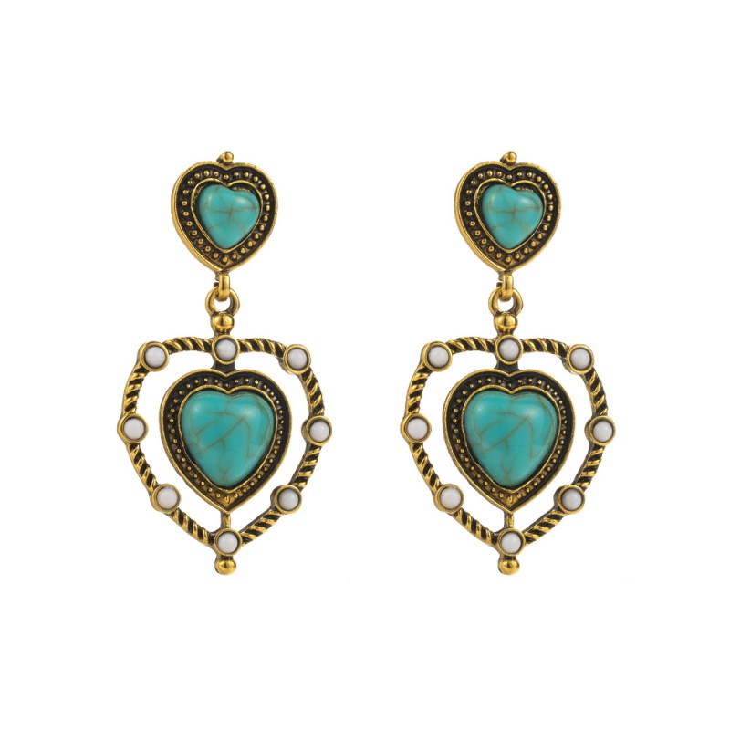 Fashion Jewelry Turquoise Earrings For Women YWHME-457 