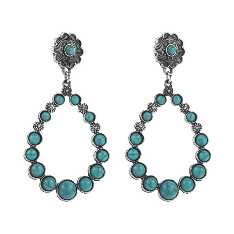 Fashion Jewelry Turquoise Earrings For Women YWHME-457 