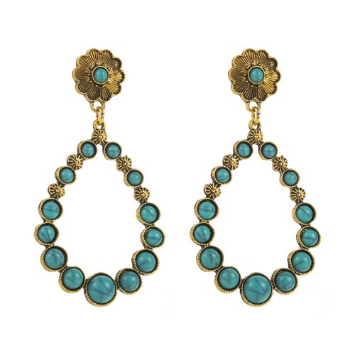 Fashion Jewelry Turquoise Earrings For Women YWHME-457