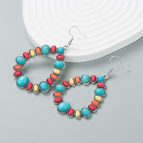 Fashion Jewelry Turquoise Earrings For Women YWHME-458