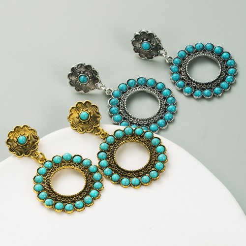 Fashion Jewelry Turquoise Earrings For Women YWHME-459