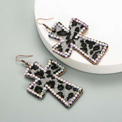 Fashion Jewelry Leather Earrings For Women YWHME-01