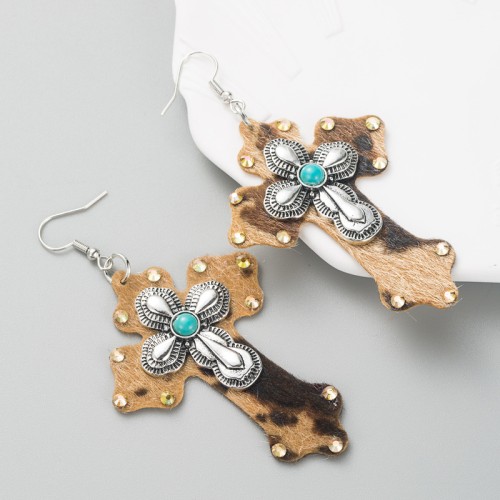 Fashion Jewelry Leather Earrings For Women YWHME-02