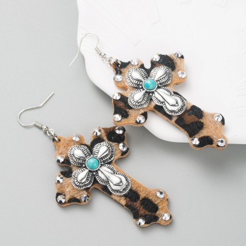 Fashion Jewelry Leather Earrings For Women YWHME-02