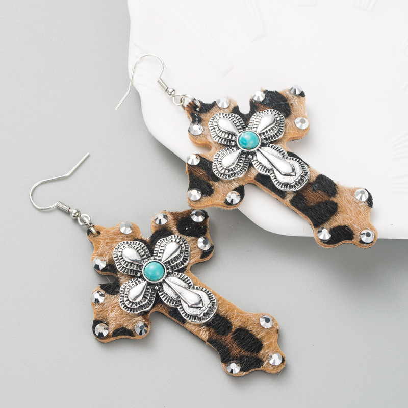 Fashion Jewelry Leather Earrings For Women YWHME-02 