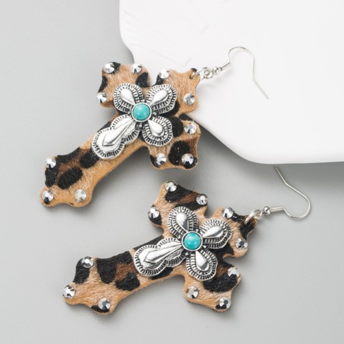 Fashion Jewelry Leather Earrings For Women YWHME-02