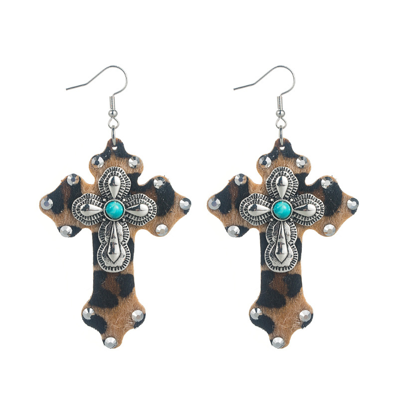 Fashion Jewelry Leather Earrings For Women YWHME-02 