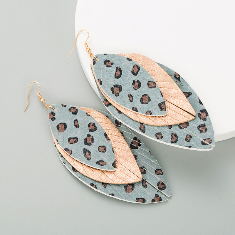 Fashion Jewelry Leather Earrings For Women YWHME-04 