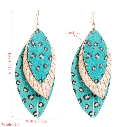 Fashion Jewelry Leather Earrings For Women YWHME-04