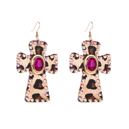 Fashion Jewelry Leather Earrings For Women YWHME-05