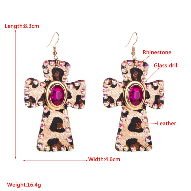 Fashion Jewelry Leather Earrings For Women YWHME-05 