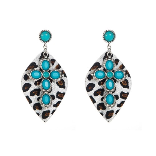 Fashion Jewelry Leather Earrings For Women YWHME-07