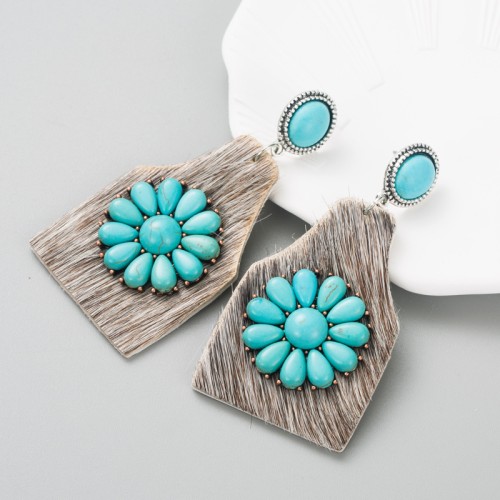 Fashion Jewelry Leather Earrings For Women YWHME-08