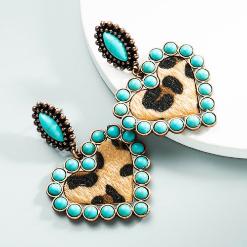 Fashion Jewelry Leather Earrings For Women YWHME-09