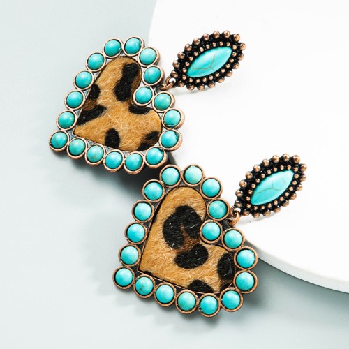 Fashion Jewelry Leather Earrings For Women YWHME-09