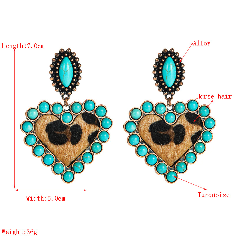 Fashion Jewelry Leather Earrings For Women YWHME-09 