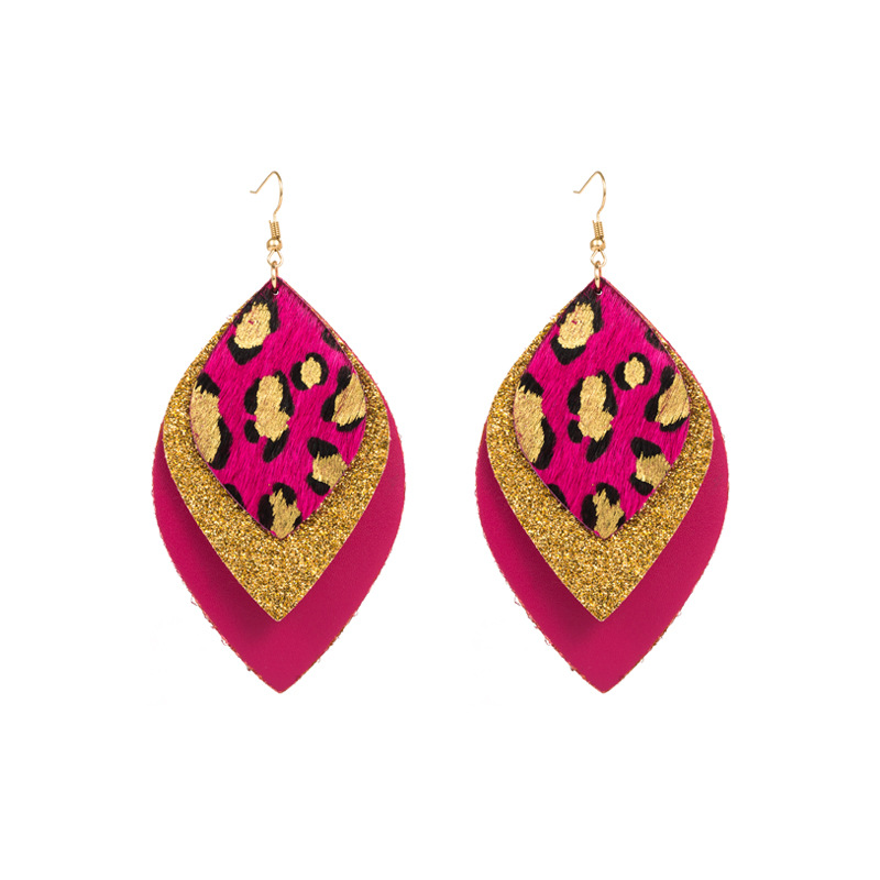 Fashion Jewelry Leather Earrings For Women YWHME-10 