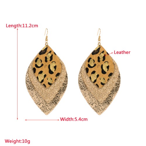 Fashion Jewelry Leather Earrings For Women YWHME-10