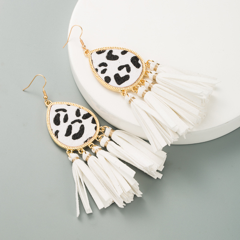 Fashion Jewelry Leather Earrings For Women YWHME-101 