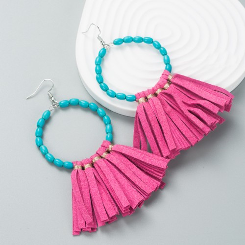 Fashion Jewelry Leather Earrings For Women YWHME-102