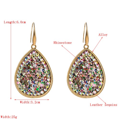 Fashion Jewelry Leather Earrings For Women YWHME-11