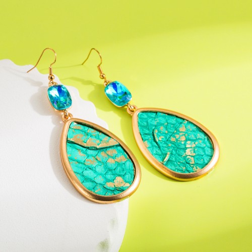 Fashion Jewelry Leather Earrings For Women YWHME-114