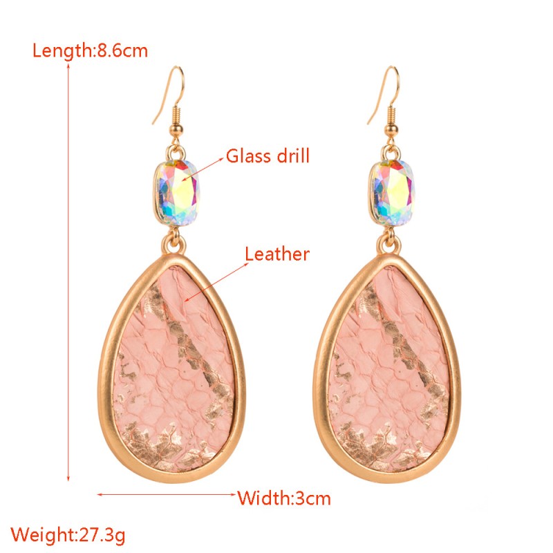 Fashion Jewelry Leather Earrings For Women YWHME-114 