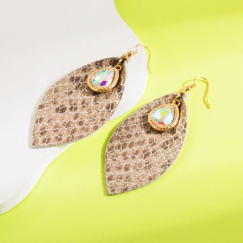 Fashion Jewelry Leather Earrings For Women YWHME-115