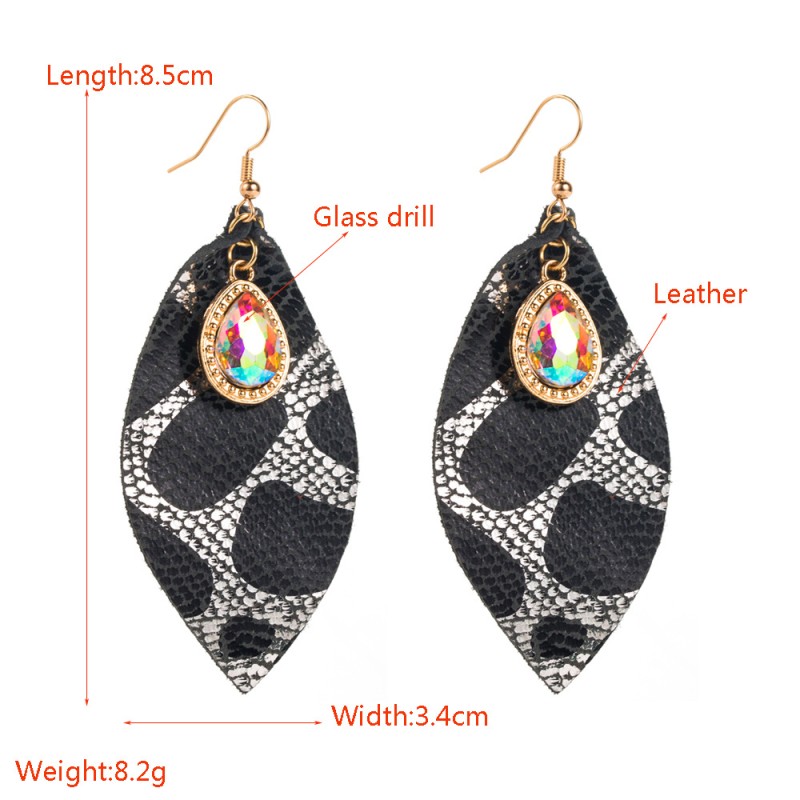 Fashion Jewelry Leather Earrings For Women YWHME-115 