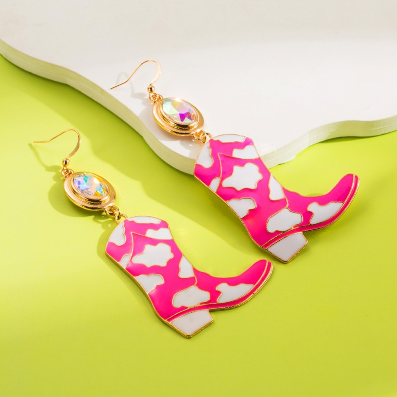 Fashion Jewelry Leather Earrings For Women YWHME-116