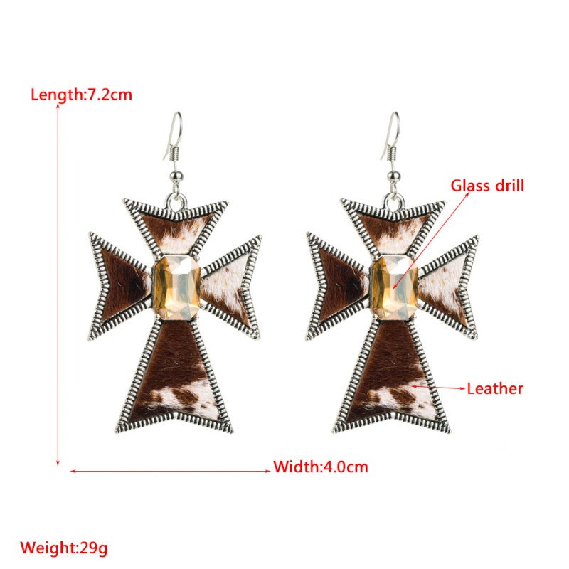 Fashion Jewelry Leather Earrings For Women YWHME-117 