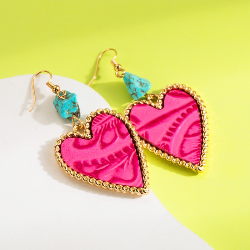 Fashion Jewelry Leather Earrings For Women YWHME-119 