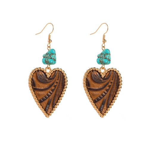 Fashion Jewelry Leather Earrings For Women YWHME-119