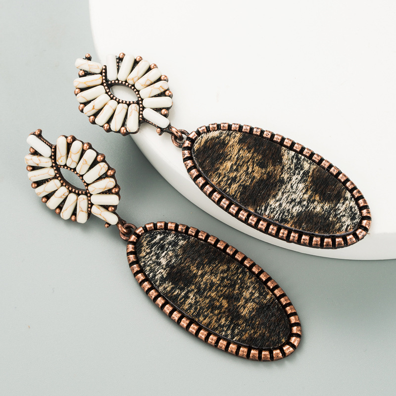 Fashion Jewelry Leather Earrings For Women YWHME-12 