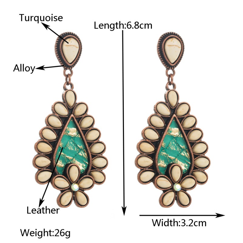 Fashion Jewelry Leather Earrings For Women YWHME-121 