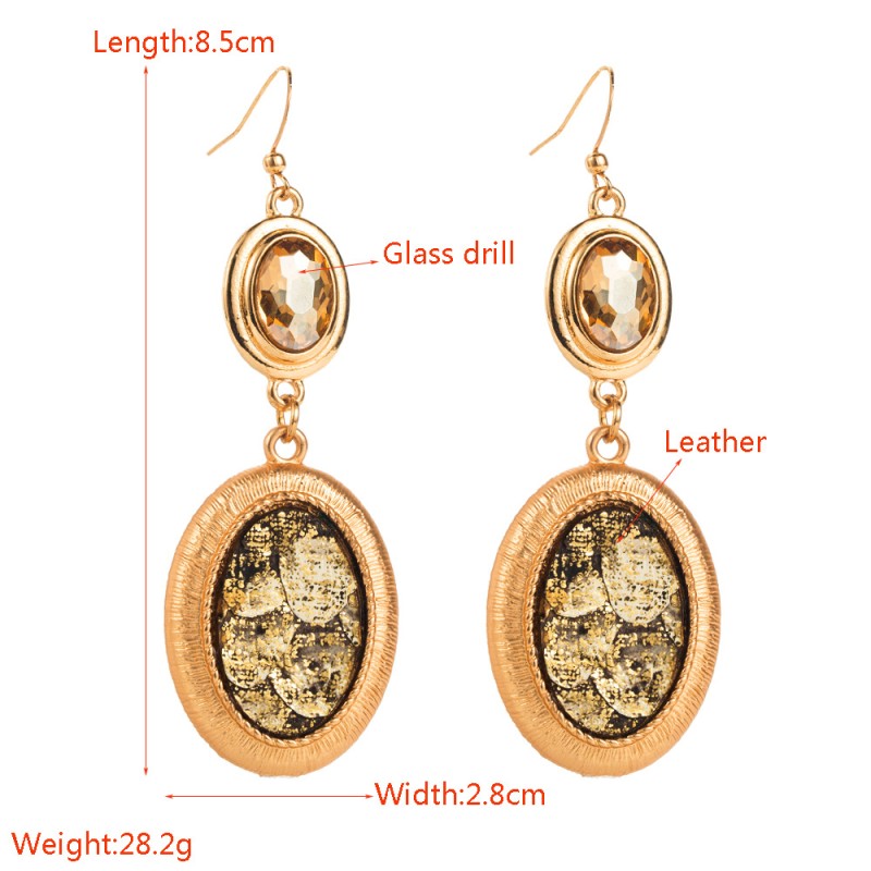 Fashion Jewelry Leather Earrings For Women YWHME-122 